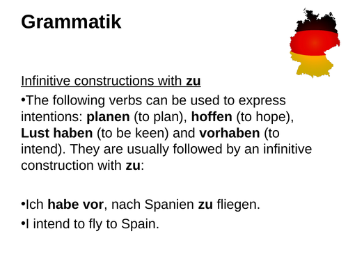 AQA/EDEXCEL Stimmt GCSE German (Higher) – Kapitel 6 – Urlaubspläne – Page 125 - Grammar