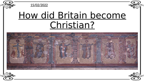 Britain becomes Christian