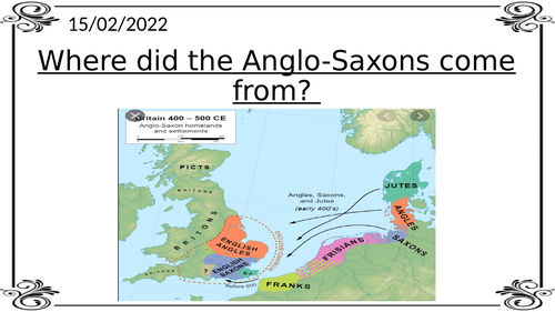 Why did the Anglo-Saxons come to Britain?