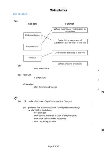 2022 biology paper structured essay