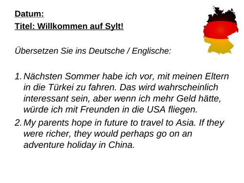 AQA/EDEXCEL Stimmt GCSE German (Higher) – Kapitel 6 – Willkommen auf Sylt – Page 126