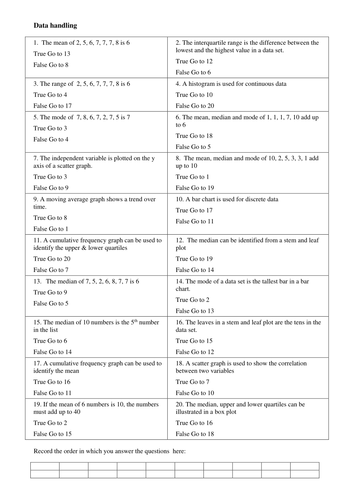 GCSE Revision