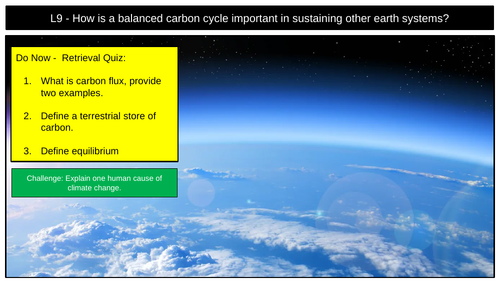 Carbon Cycle Balance AQA