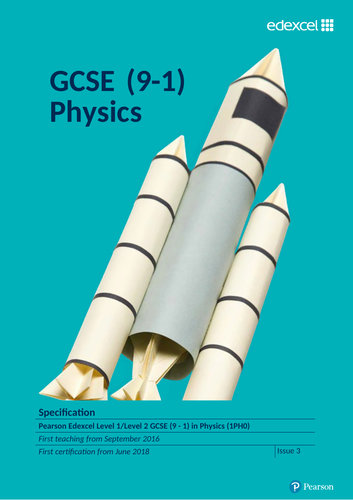 Physics Edexcel Spec changes 2022