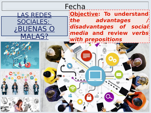 Kerboodle Unit 2 Lesson 3 - Las redes sociales, buenas o malas