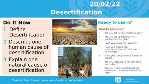 Desertification in Hot Deserts (part 2) | Teaching Resources