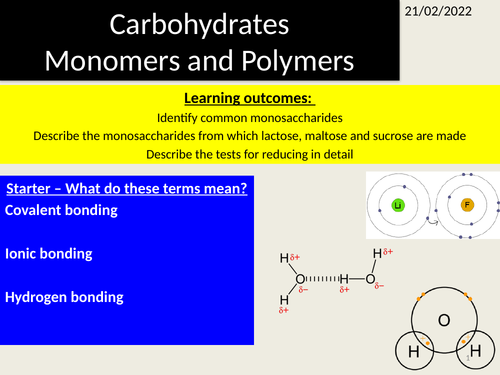 AQA Biological molecules A level