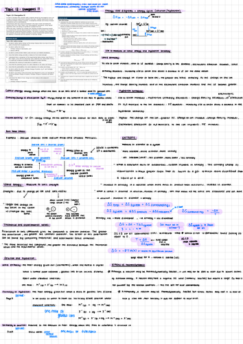 Edexcel Chemistry A level Topic 13 Notes | Teaching Resources