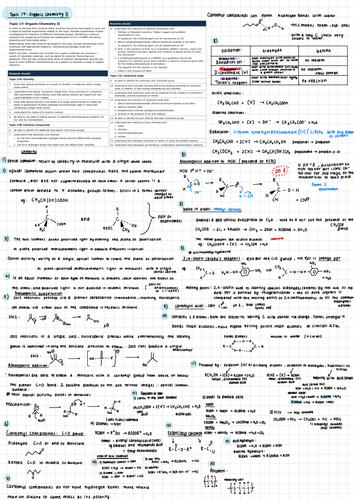 Edexcel Chemistry A Level Topic 17 Notes