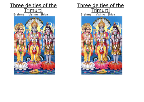 The Three Deities of Trimurti