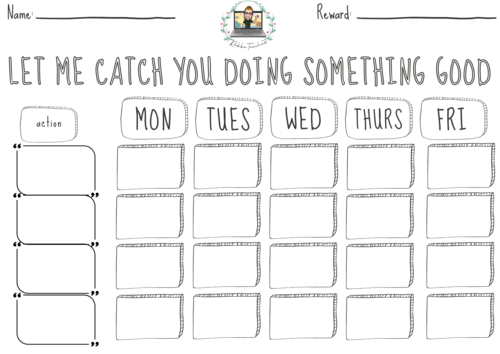 Classroom Management: Positive Reinforcement - Behaviour Reward Chart