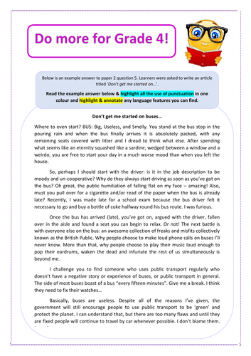 gcse-english-article-writing-task-teaching-resources