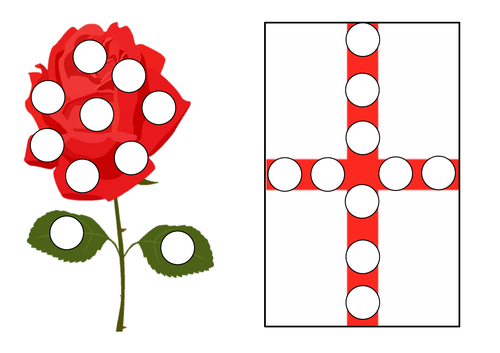 St George's day fine motor activity