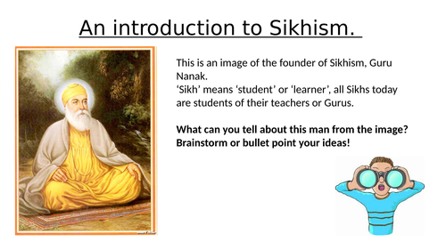 Sikhism unit - Intro, Gurus and Khalsa