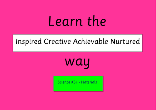 Materials Primary Science Teaching Resources And Ideas ﾇ Tes