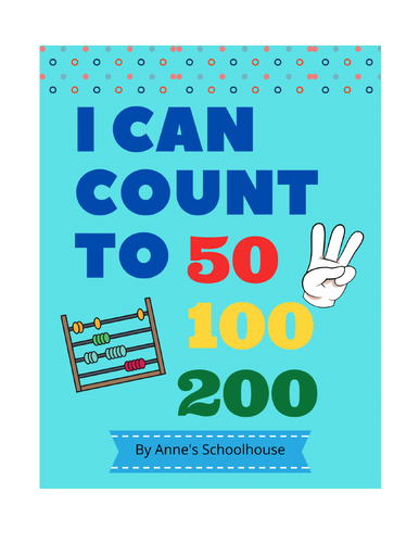 Counting - Count to 50,100, 200 Blank Charts