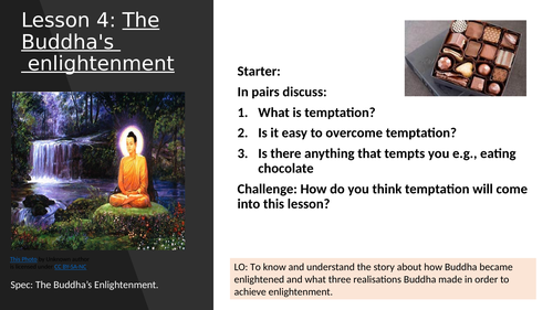 Lesson 4 The Buddha's enlightenment