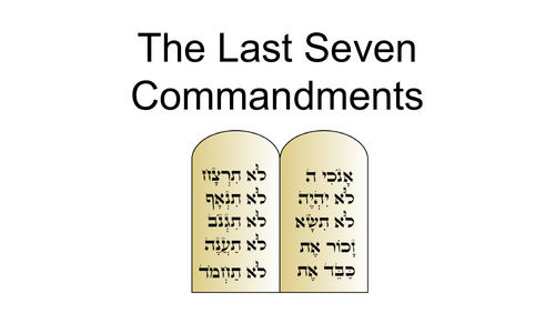 Commandments to Honor Others | Teaching Resources