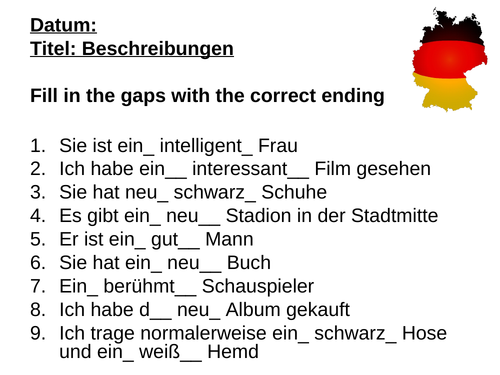 AQA/EDEXCEL Stimmt GCSE German (Higher) – Kapitel 3 – Startpunkt – Lesson 2/2