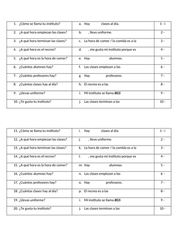 Mira 3 - Module 2.1: Un dia en el insti