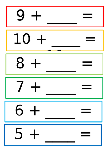 Number Bonds