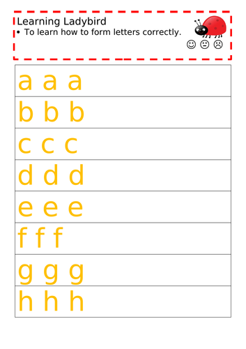 Letter Formation