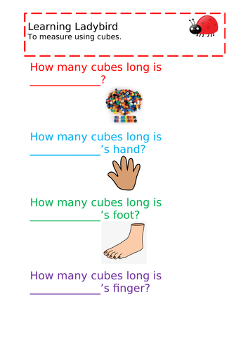 Measuring using non-standard units