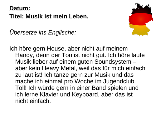AQA Stimmt GCSE German (Higher) – Kapitel 2 – Musik ist mein Leben – Page 33