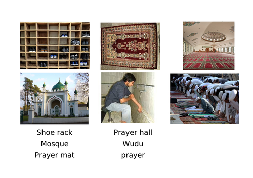 Muslism's in prayer sequencing activity