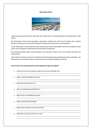 AQA/EDEXCEL Stimmt GCSE German (Higher) – Kapitel 1 – Mit Freude in die Schule? – Page 10