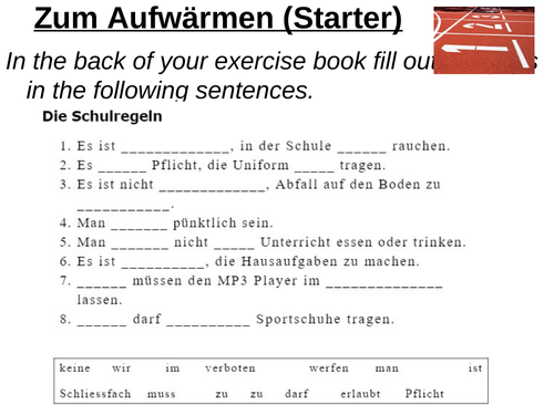AQA/EDEXCEL Stimmt GCSE German (Higher) – Kapitel 1 – Ordnung muss sein! – Page 16