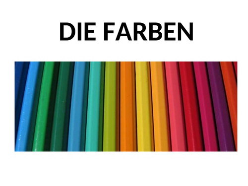 AQA/EDEXCEL Stimmt GCSE German (Higher) – Kapitel 1 – Startpunkt 1  - Page 7 - Colours