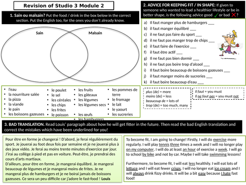 Studio 3 Module 2 Revision Worksheet