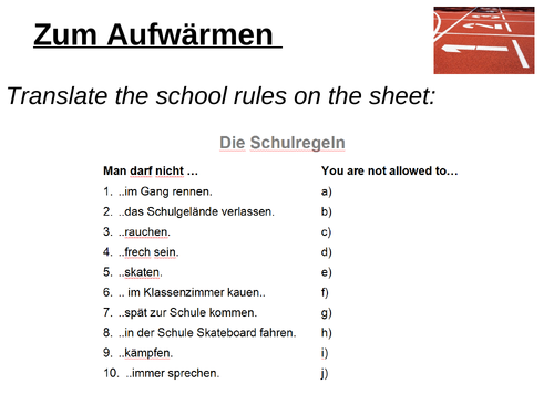 AQA/EDEXCEL Stimmt GCSE German (Higher) – Kapitel 1 – Wir fahren mit der Klasse weg!  - Page 18