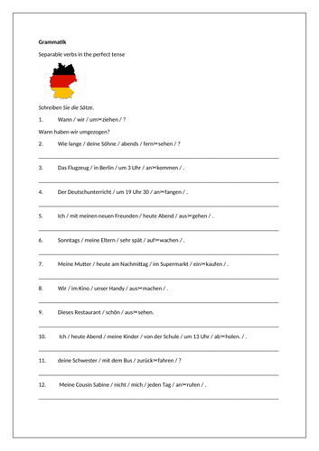 AQA/EDEXCEL Stimmt GCSE German (Higher) – Kapitel 1 – Erfolge feiern  - Page 20 - Grammar