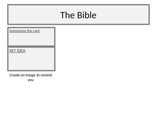 Eduqas Route B Origins and Meaning Flash Cards