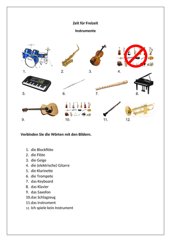 Musik / Musikinstrumente / Music / Musical instruments