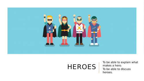 What makes a hero non fiction teaching resources