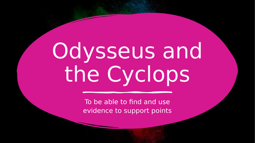 Finding quotes - Odysseus and the Cyclops
