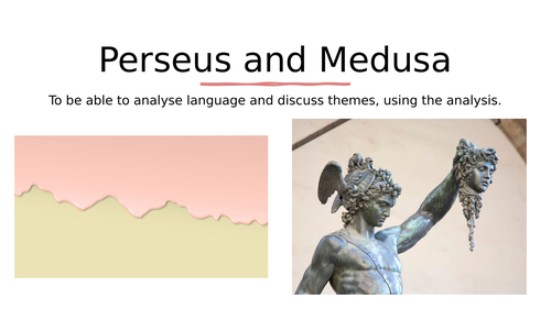 Analysing Language - Perseus and Medusa