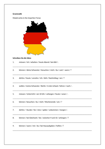 AQA/EDEXCEL Stimmt GCSE German (Higher) – Kapitel 3 - Mein Wochenende - Grammar
