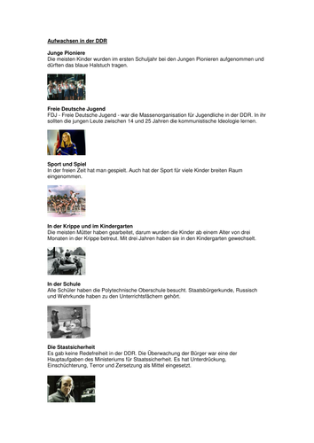 DDR / Aufwachsen in der DDR / GDR / Growing up in the GDR