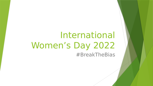 International Women's Day  - Full School Assembly