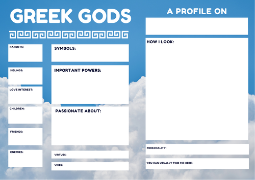 Profile Greek God