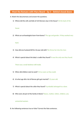 Meet the Romans - Mary Beard Ep 3