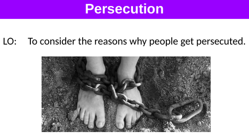 Persecution - a murder mystery intro.