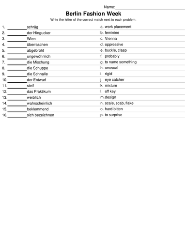 Mode / Fashion / Berlin Fashion Week