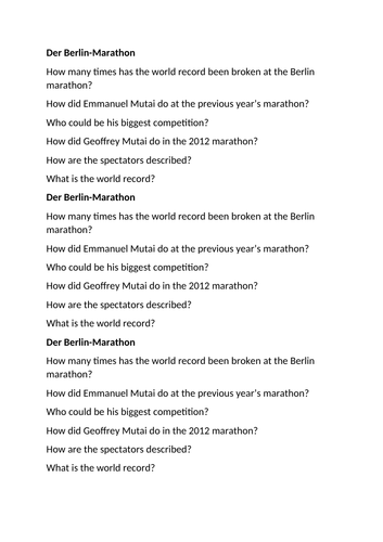 AQA/EDEXCEL Stimmt GCSE German (Higher) – Kapitel 8 – Startpunkt 2 - Video