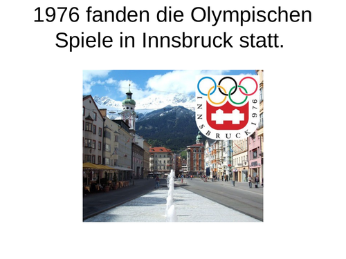 AQA/EDEXCEL Stimmt GCSE German (Higher) – Kapitel 8 – Die Olympischen Winterspiele - Vocabulary