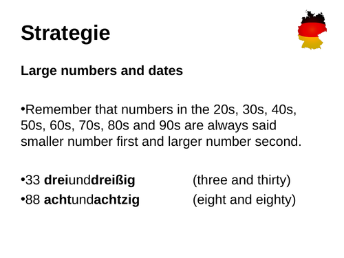 AQA/EDEXCEL Stimmt GCSE German (Higher) – Kapitel 8–Die Olympischen Winterspiele - Numbers and dates